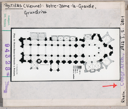 Vorschaubild Poitiers: Notre-Dame-la-Grande, Grundriss 